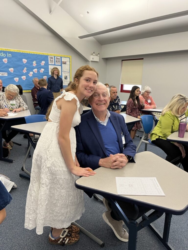 During Grandparents & Special Friends Day guests visited classrooms for special activities.