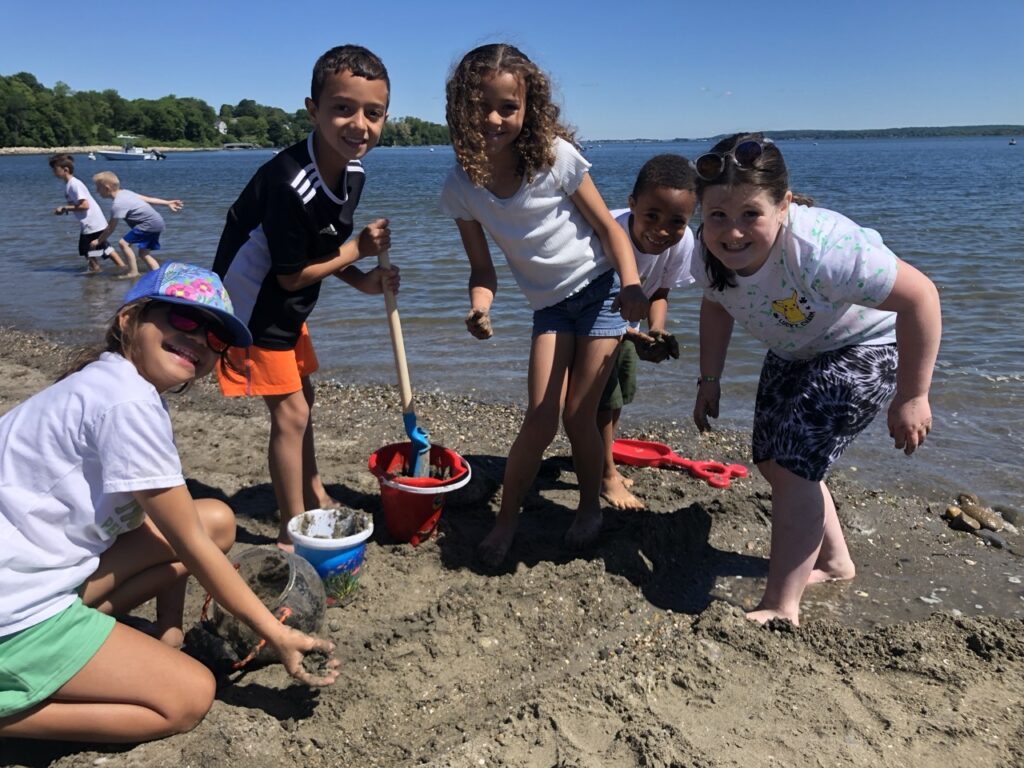 Beach fun during Pennfield summer programs