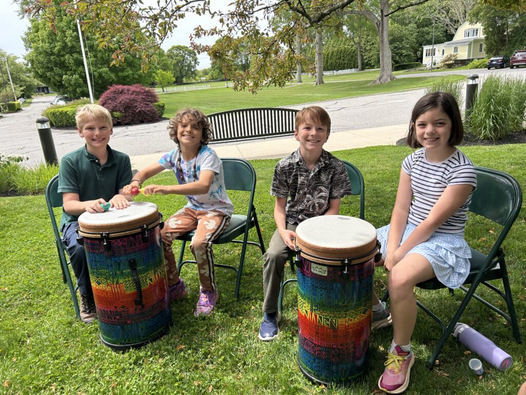 Music students explore rhythm with Tubano drums