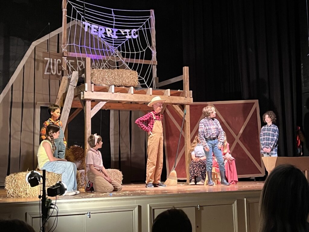 Pennfield School Students Performed Charlotte's Web.